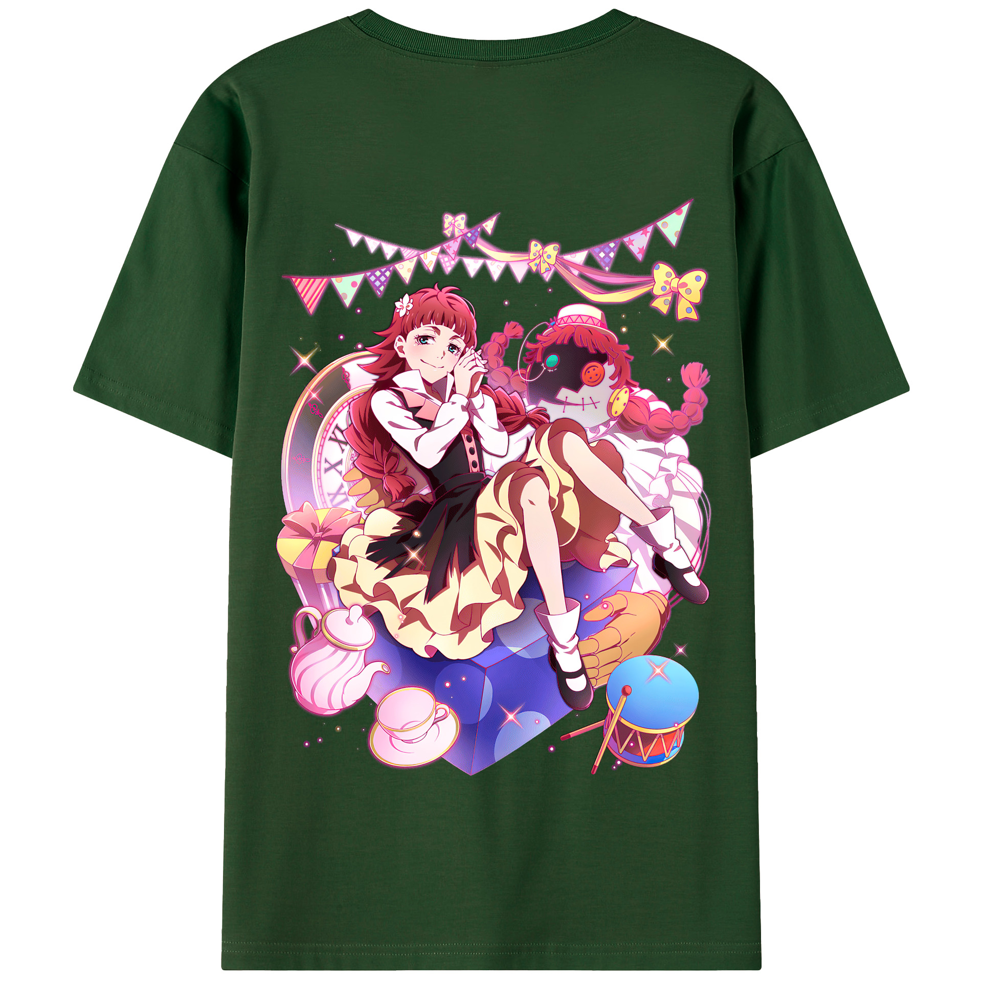 （画像用） 文豪ストレイドッグス Bungo Stray Dogs 綿100％半袖Tシャツ（背面プリント）